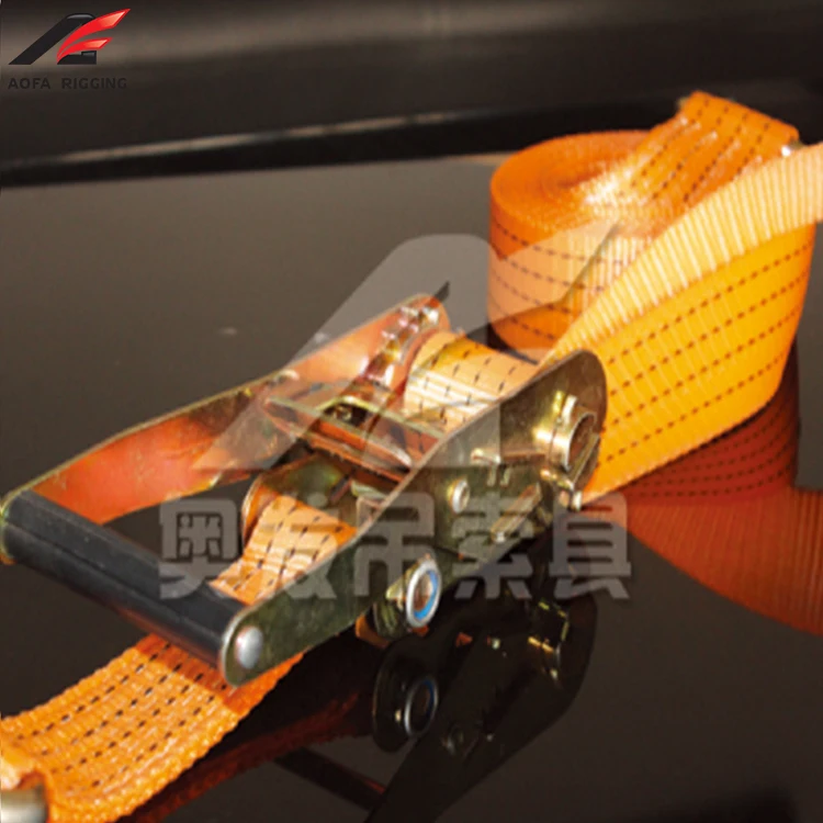 Тяжелых грузов крепления приводного ремня слинг пластиковые Ratchet закрепить Ремешок