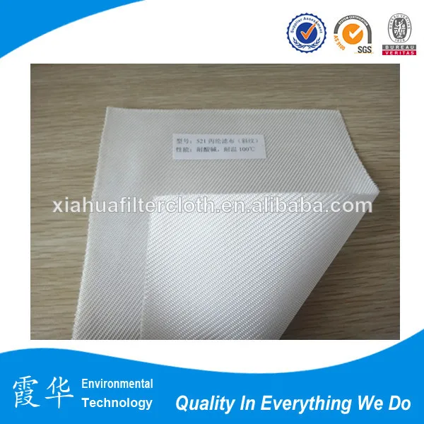 высокая фильтрация полипропилен цинк фильтровальной ткани