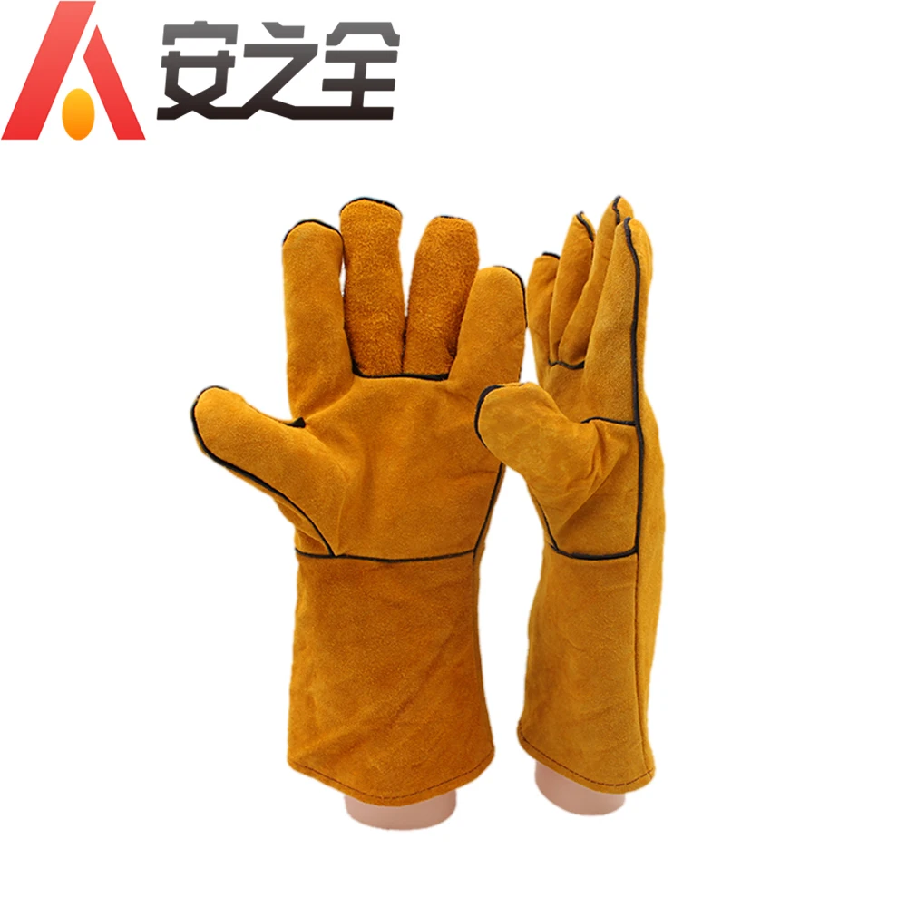 Custom Cowhide Argon Leather Ttig Welding Gloves
