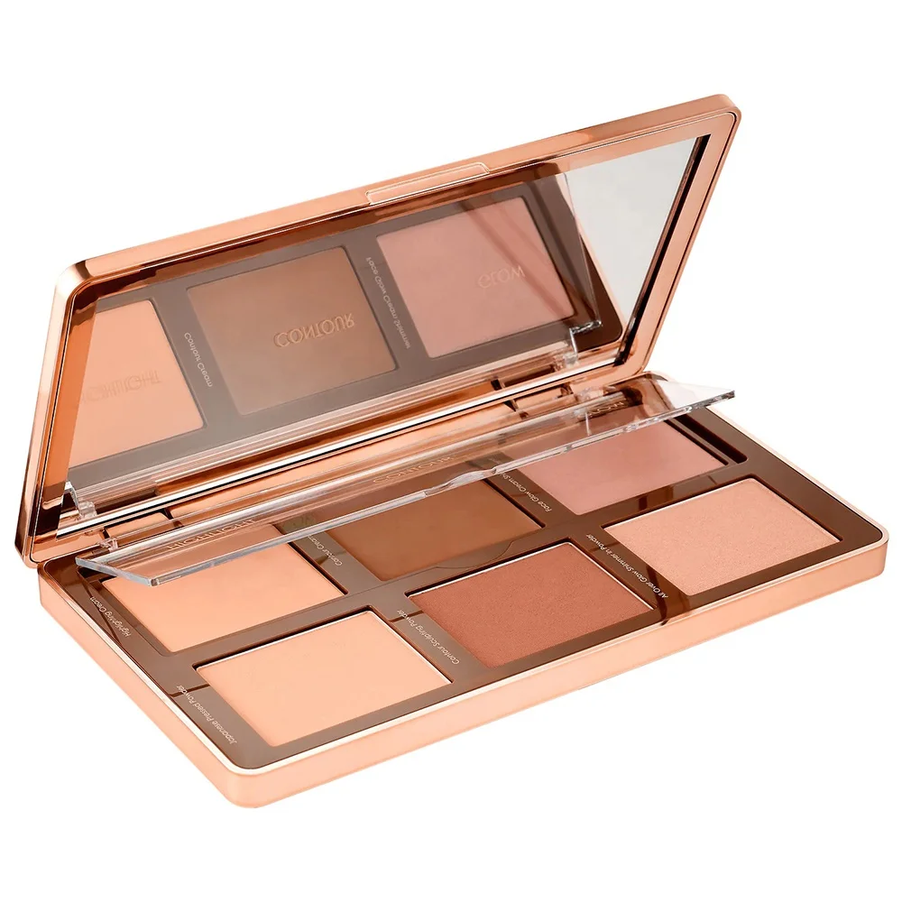 
6 Color Sculpt Face Highlighting Contour Glow Palette,7g / 0.25oz x6 