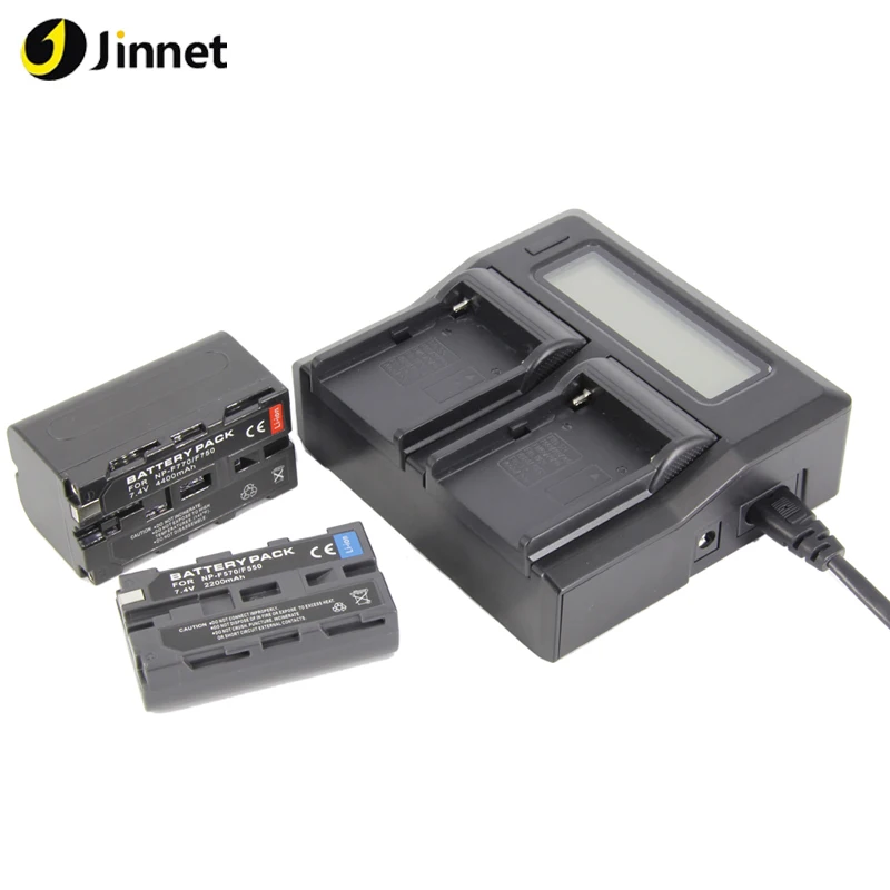 Universal LCD dual usb NP-F 970 battery charger