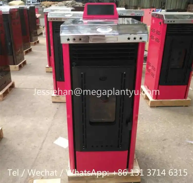 water heater automatic feeding wood pellet stove