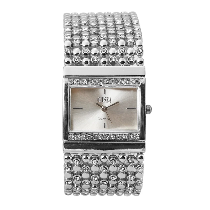 NEW!!! 2017 New Stainless Steel Chain Fashion Gold Women Watches