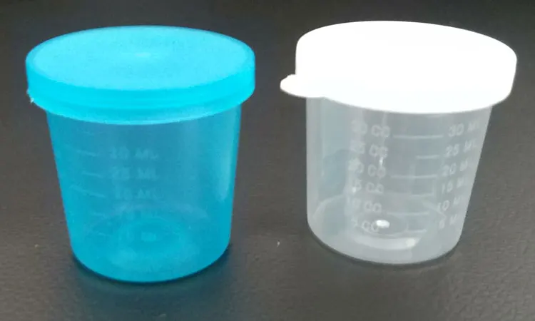sterile type bulk or individual package leak proof 30ml sterile plastic specimen cup PP sputum container