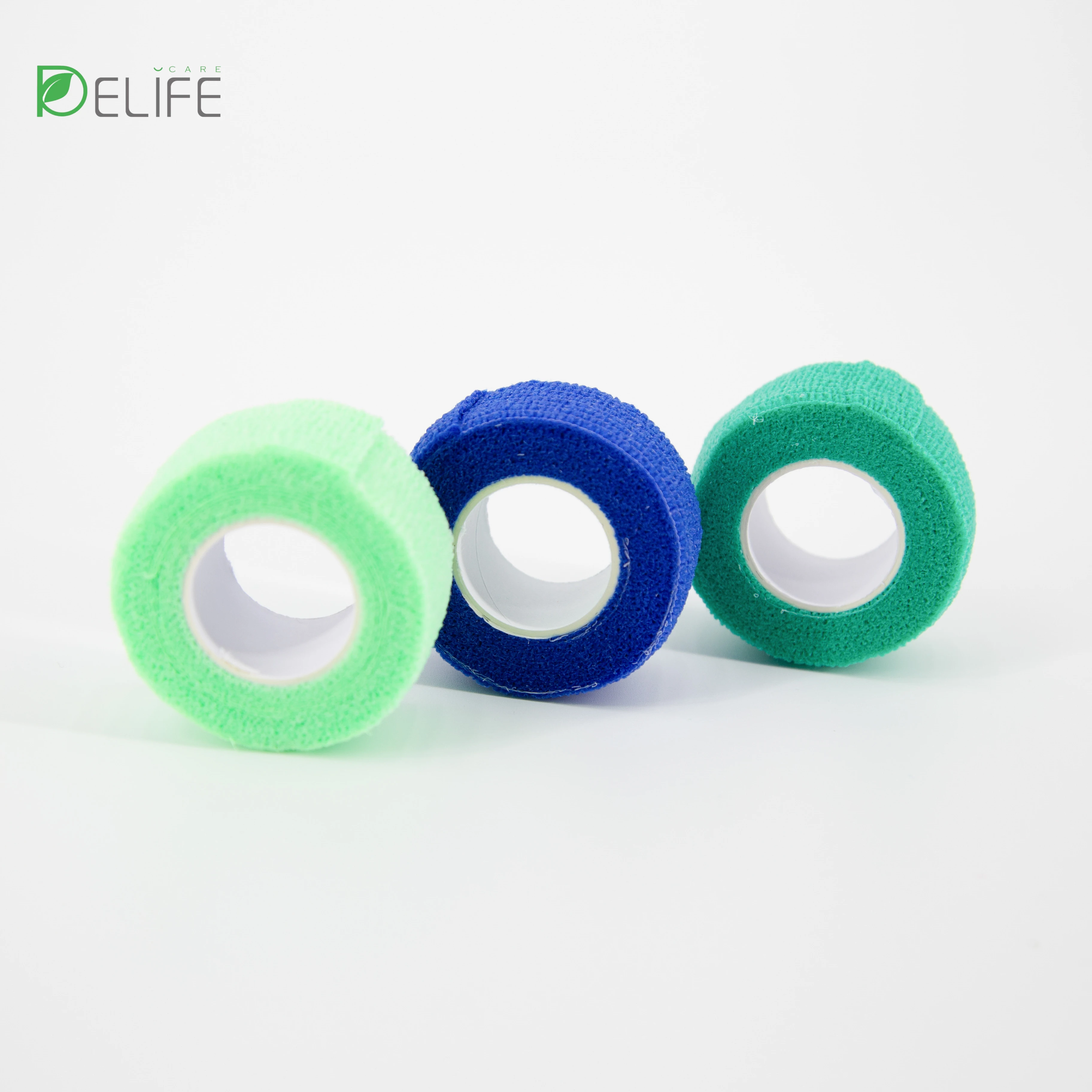 Хлопковая эластичная самоклеящаяся эластичная марлевая когезионная повязка рулон для людей и домашних животных медицинская