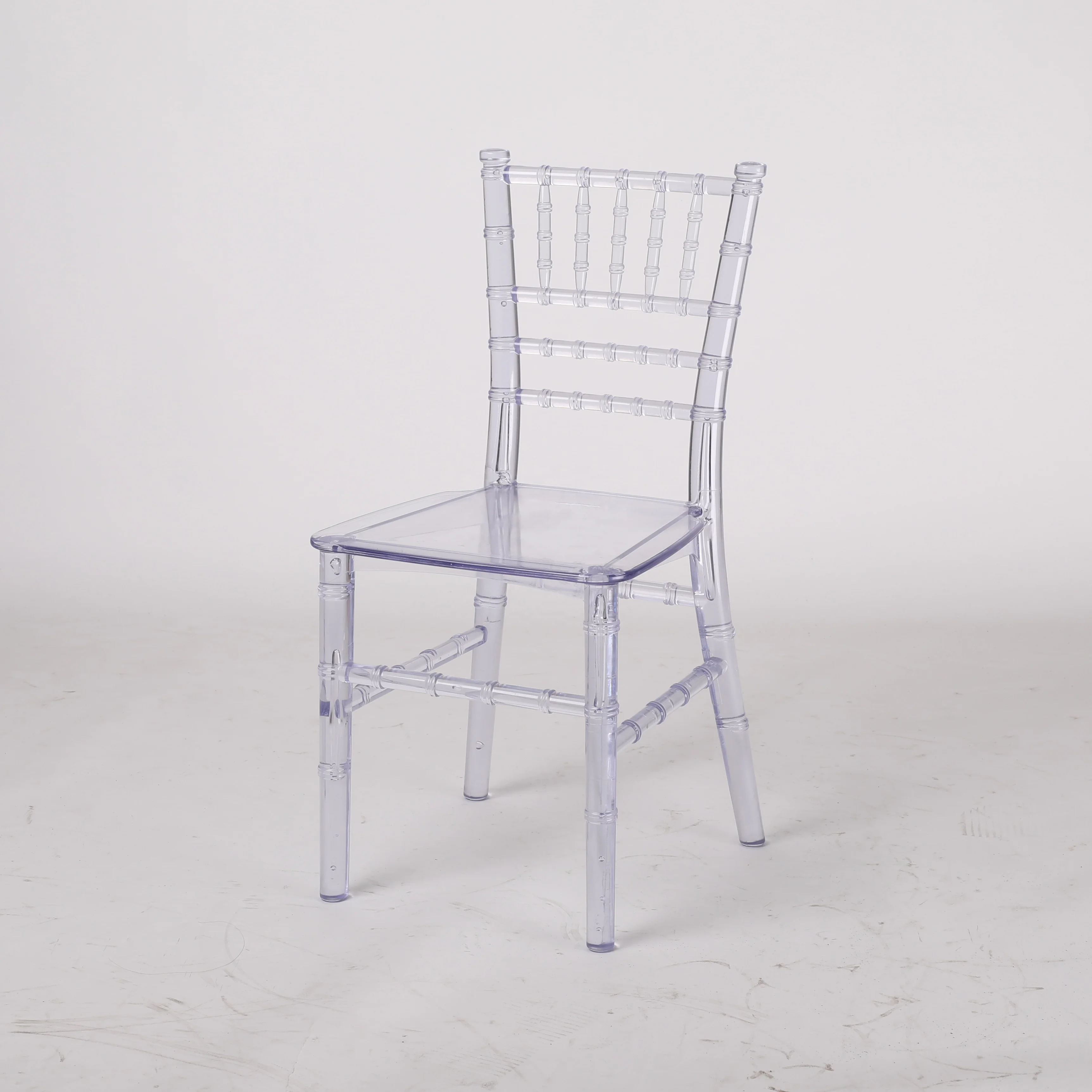  Оптовая продажа детский пластиковый прозрачный стул Chiavari для