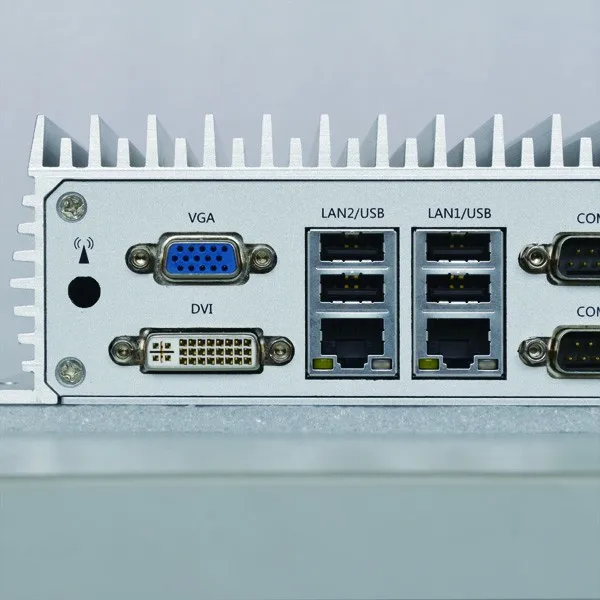 Nodka Atom D2550 CPU fanless mini computer 2 lan mini pc box pc
