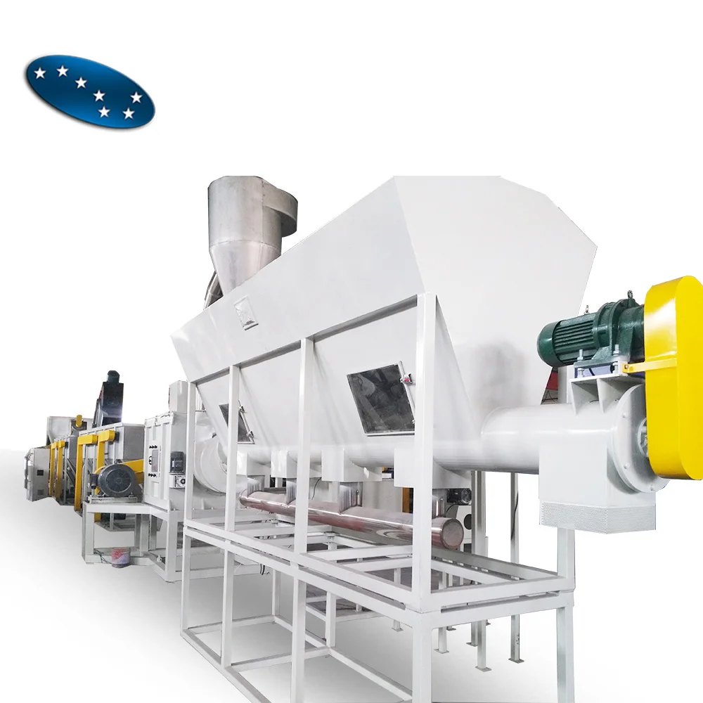 LLDPE LDPE PE PP plastic film recycling /washing machine line plant with price