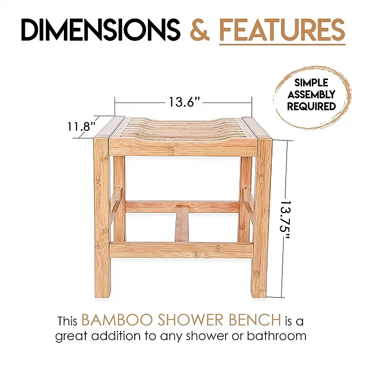 World best selling products teak shower stool
