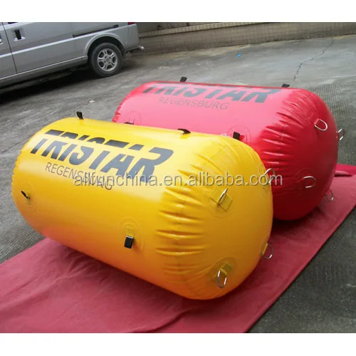 cylindrical inflatable floating buoys for water events inflatable water games buoy custom logo size colours