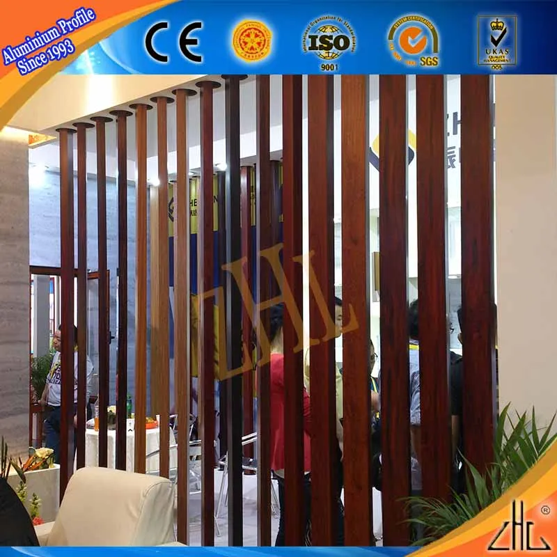 Hot! aluminum decorative shutter tube elements, decorative fence panels, aluminum profile