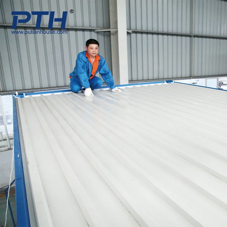 Factory price Detachable container houses steel prefabricated home high quality 20ft flat pack container house kit for sale