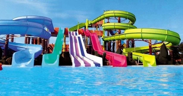 Fiberglass Spiral Slides for Amusement Water Park
