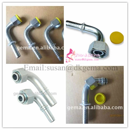 90 Градусов Метрическая женский 24 Градусов Конуса Multi Seal LT фитинг Гидравлический Шланг 20491C