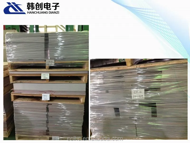 Плакированный ламинат CCL 1/4 листов из Кореи для печатных плат