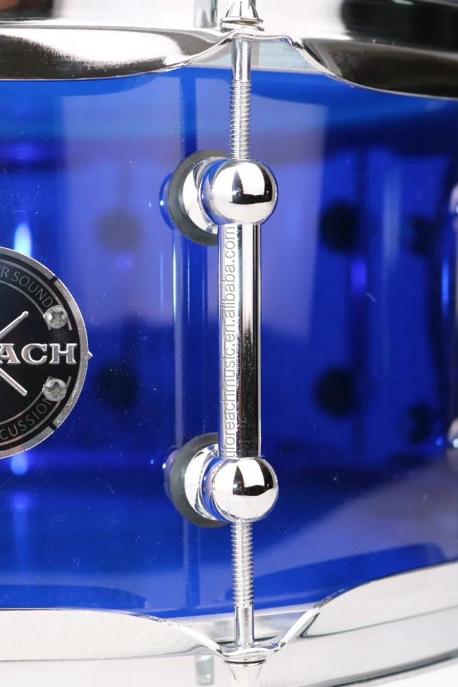 
Seamless Blue Acrylic Snare Drum 14