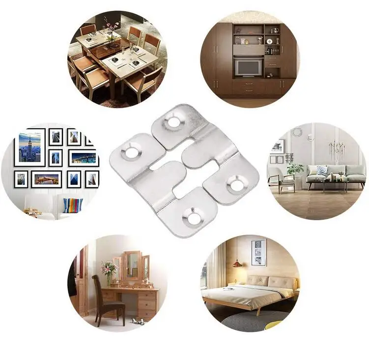Кронштейн для скрытого монтажа с крючком для фоторамки, сверхпрочный нержавеющий держатель для картин, Z-образный зажим для больших картин