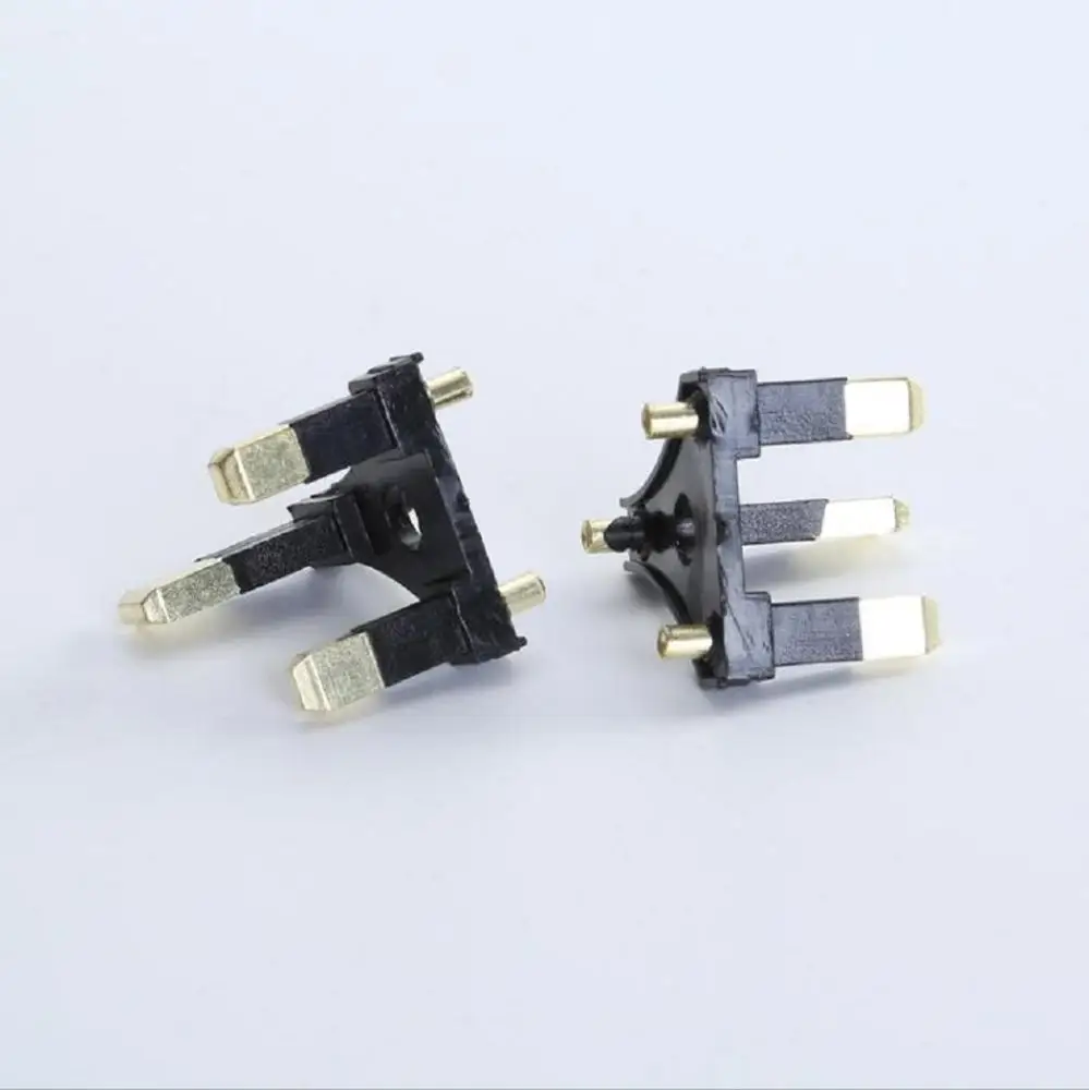 UK British France European style 3 pin plug insert power socket plug flat accessoris