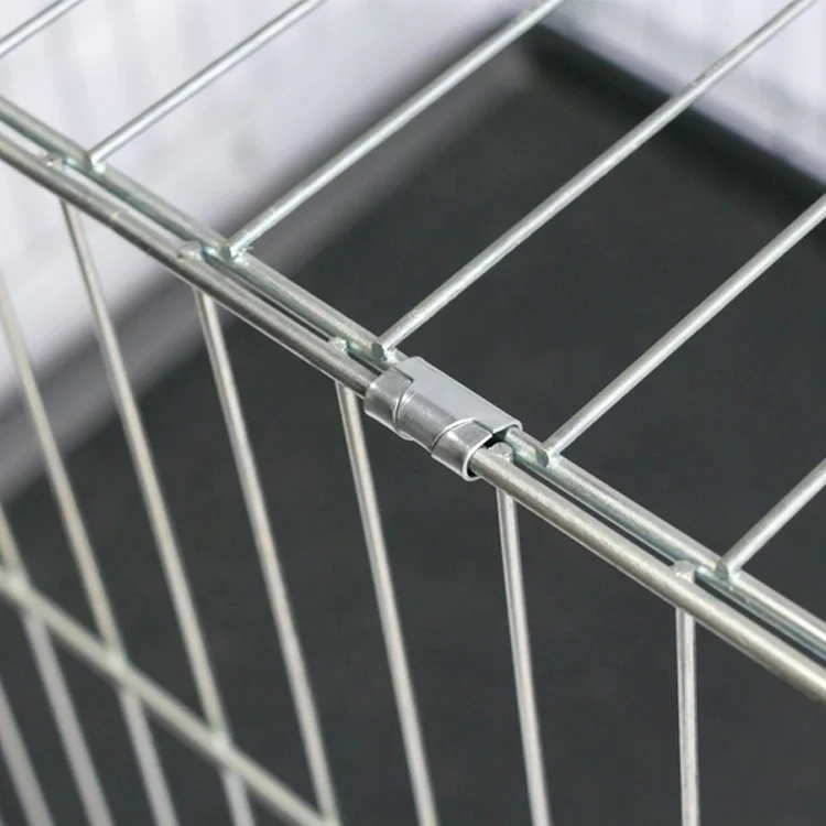 High Quality Cheap Indoor Large Galvanize Metal Dog Cage With Double Door