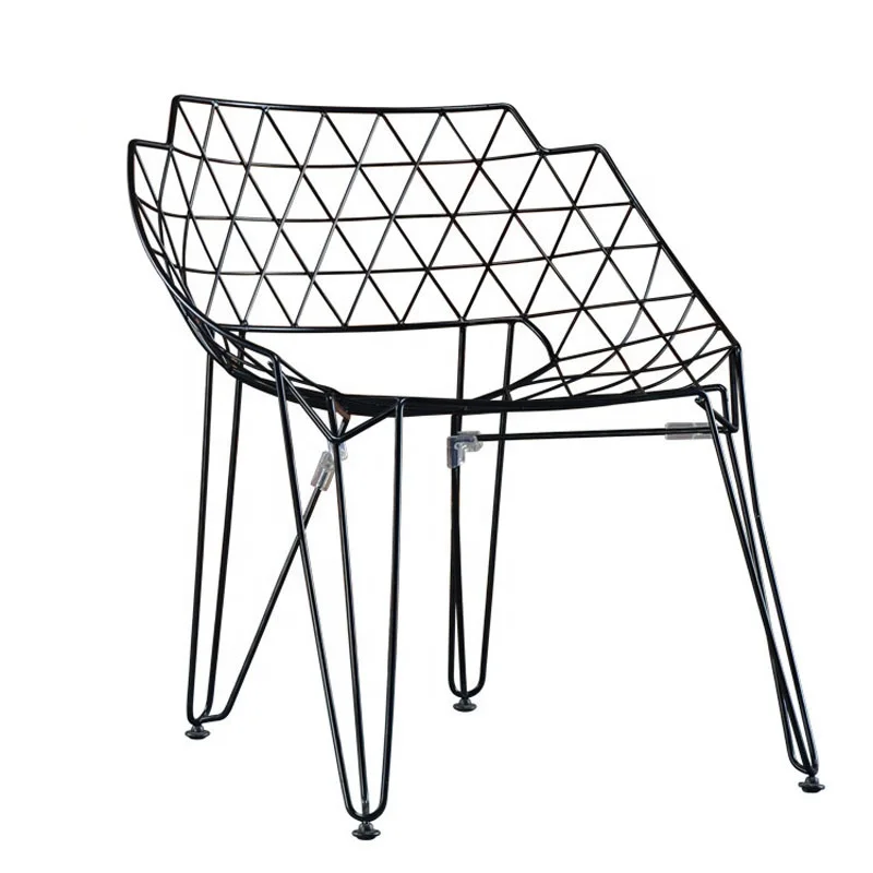 Modern Metal Wire Dinning Chair Eat chair hollow out wire chairs