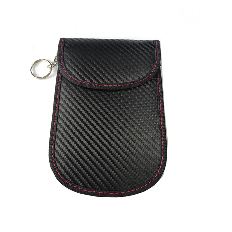 Carbon fiber material blocking pouch  signal blocker pouch bag
