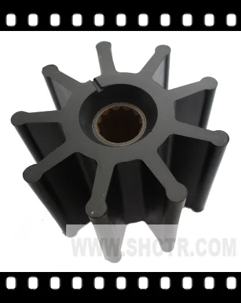 Резина неопрена Рабочее колесо для Jabsco Крыльчатка 17240-0001 / 18789-0001, морской воды насос