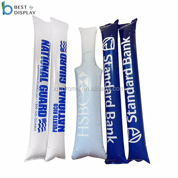 
Custom print promotional inflatable stick sport fan noise maker 