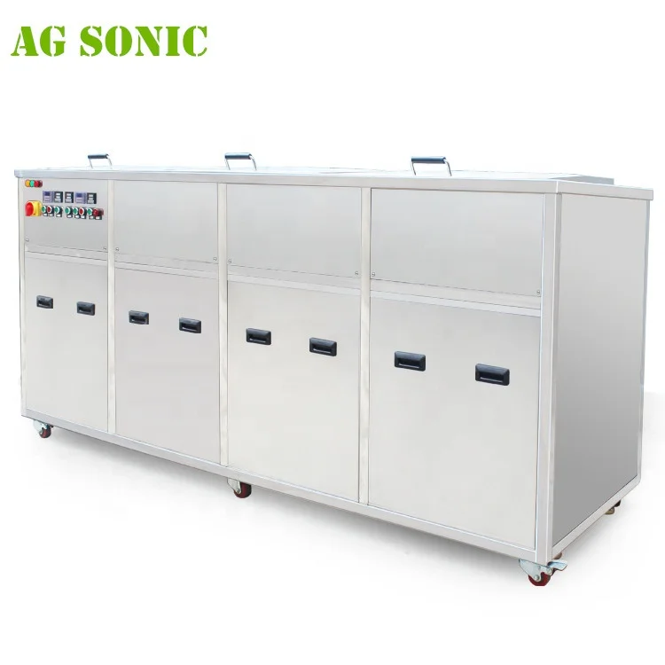 Rust Proof Large Ultrasonic Cleaning Tank With Ultrasonic Rinsing Tank Drying Chamber