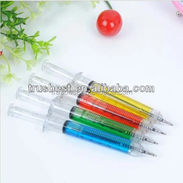 Syringe ballpoint pen Creative stationery wholesale novelty and special products syringe ballpoint pen