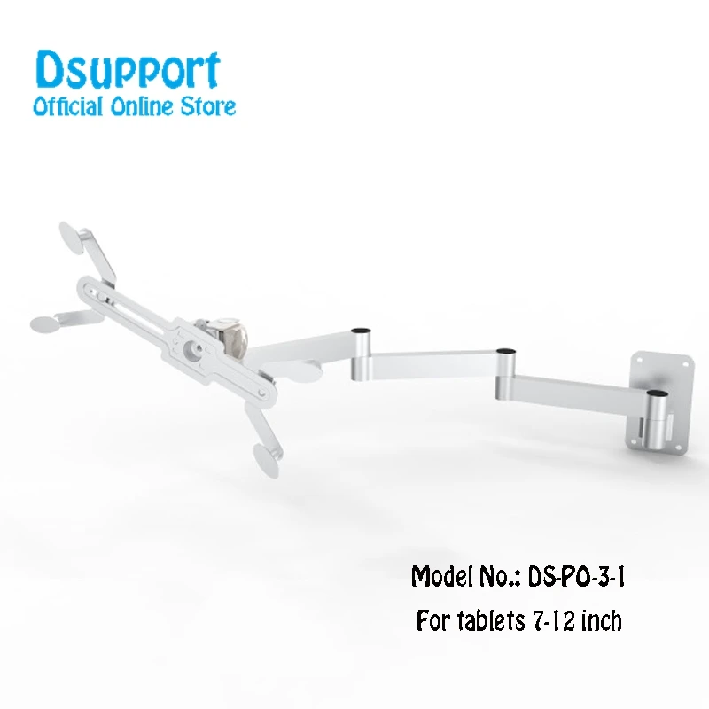 Full motion Fit for tablets PC 7-12 inch wall mount metal bracket ceiling mount tablet pc holder tablet pc desk stand