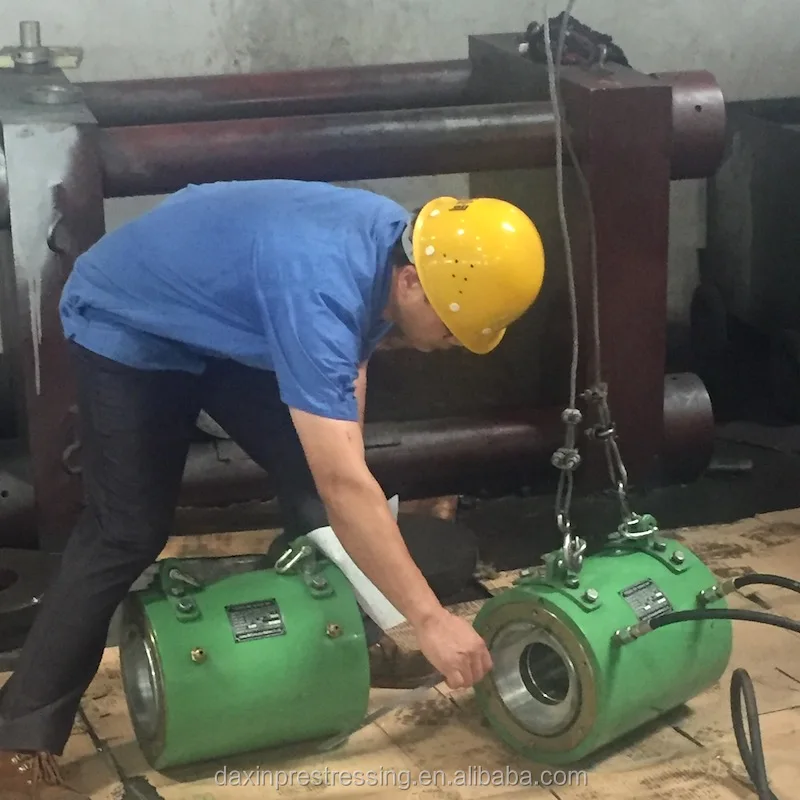 30tons Post Tension Equipment Prestressed Hydraulic Stressing Mono Jack