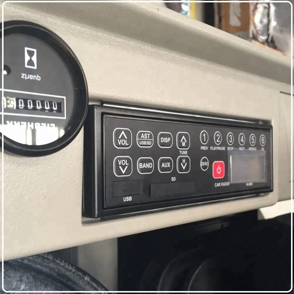 HI-M99 Автомагнитола с AUX-IN для оптический Кливер Sumitomo экскаватора Kobelco Hitachi Komastu экскаватор Дистанционное 1din 12V 24V тяжелых транспортных средств защита от пыли