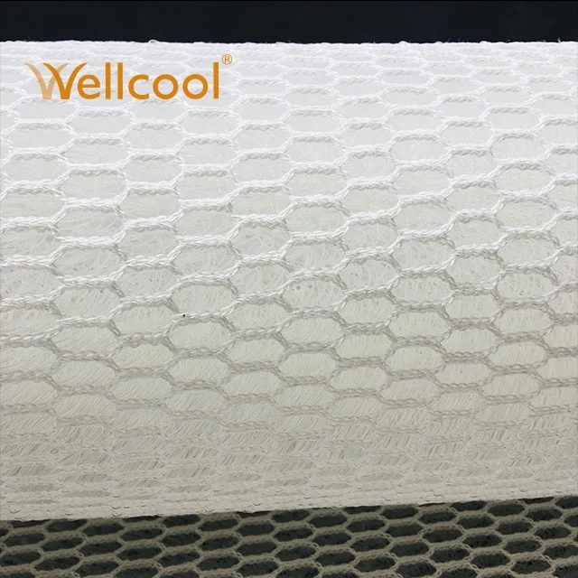 Professional fabric manufactures washable 100 polyester 3d spacer fabric for medical mattress in knitted