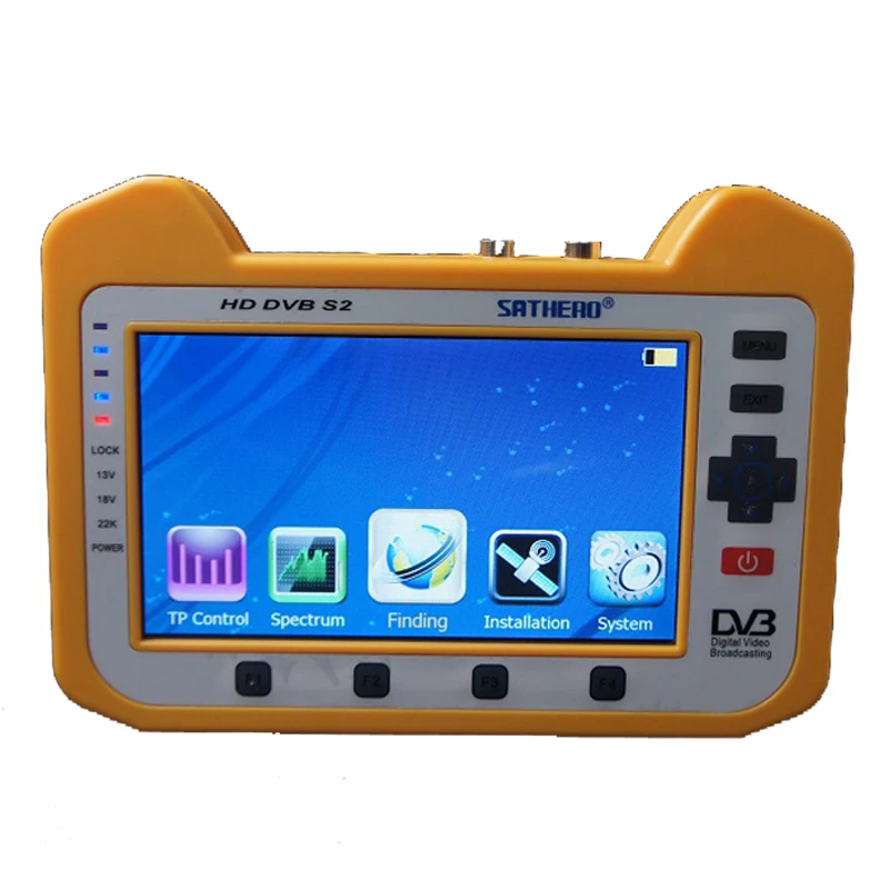 Оригинал Sathero СБ SH-910HD DVB S2 спутниковый finder метр с MPEG-4/H.264 декодирования видео в реальном масштабе времени и анализатор