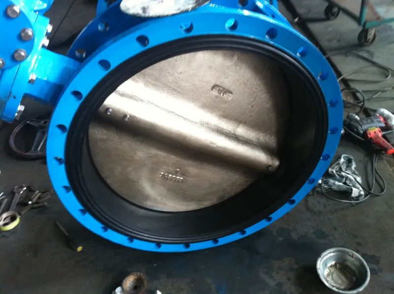 DIN 3202 k1  Flange end cast iron ductile iron gg25 ggg40 butterfly valve
