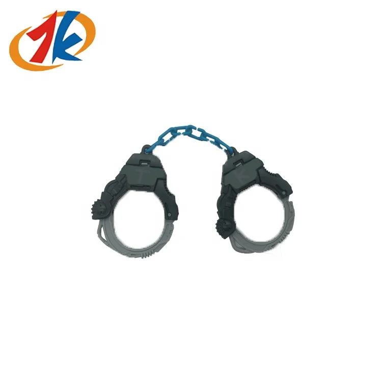 Police handcuff toy kids Plastic Toys Handcuffs Kid Promotional swat role play accessories dress up officer policeman costumes