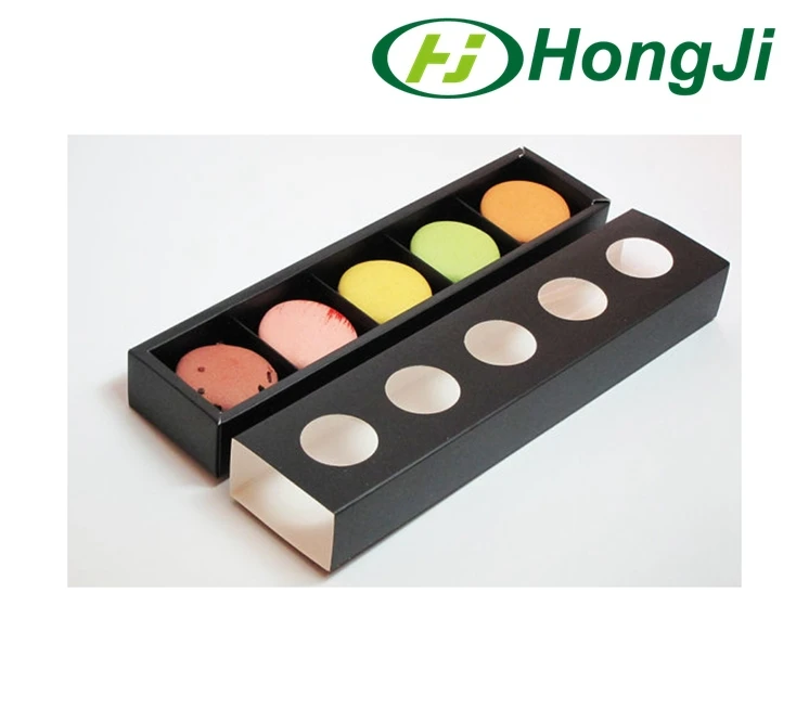 House Shape Macaron Folding Window Paper Box Cake Box Design