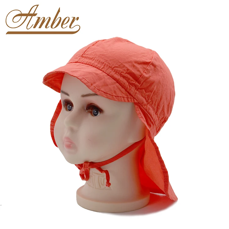 Customized Size Logo UV Protection Cover Quick Dry Kids Summer Hat for Girls Boys