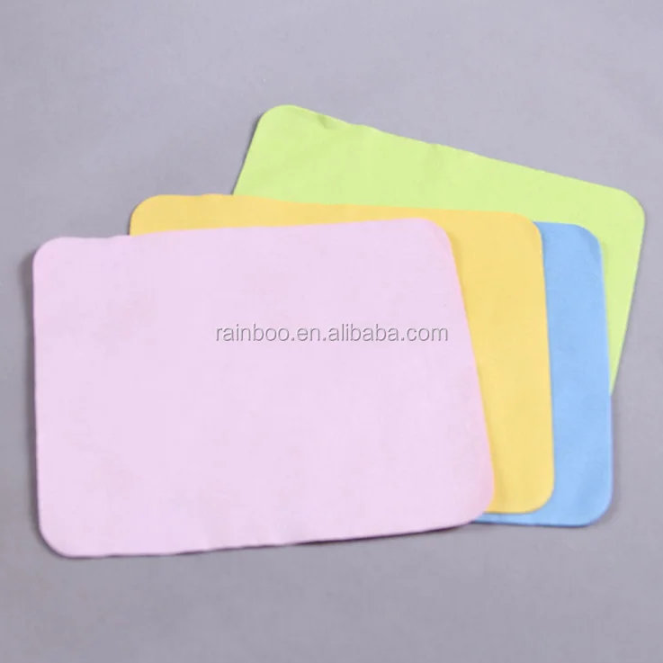 Elegent microfiber cloth suede fabric glasses cleaning cloth