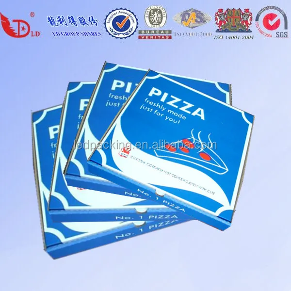 2016 Custom Printed 10 inch Pizza Boxes,16 inch Pizza Box, Logo Pizza Box