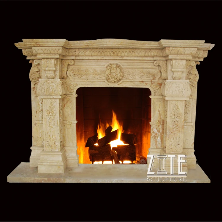 High Workmanship Popular marble fireplace mantal