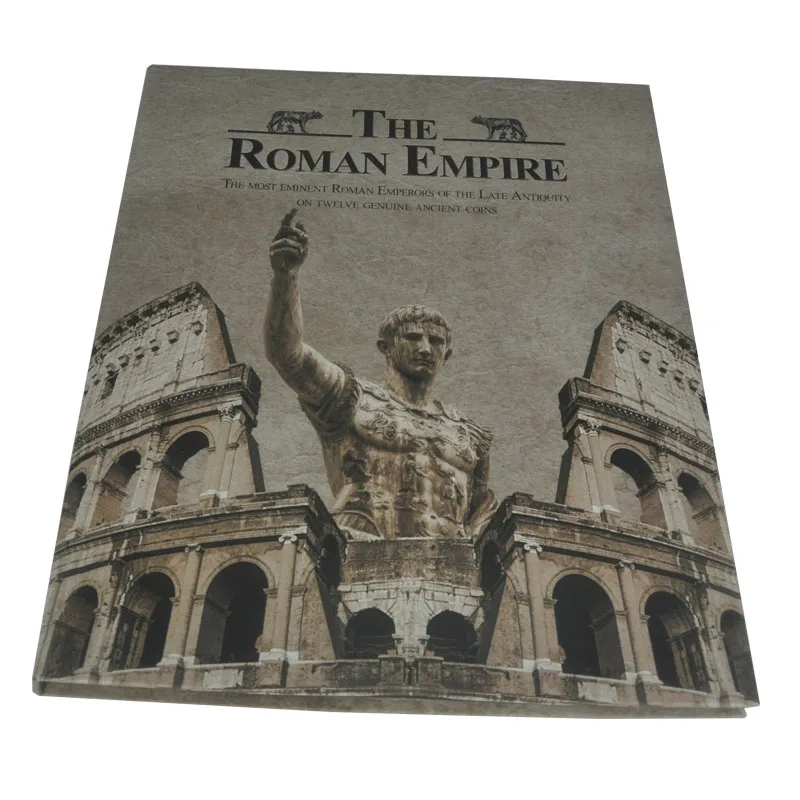 The Roman Empire Coin Collecting Paper Board Album Folder With PVC Trays and Matt Lamination