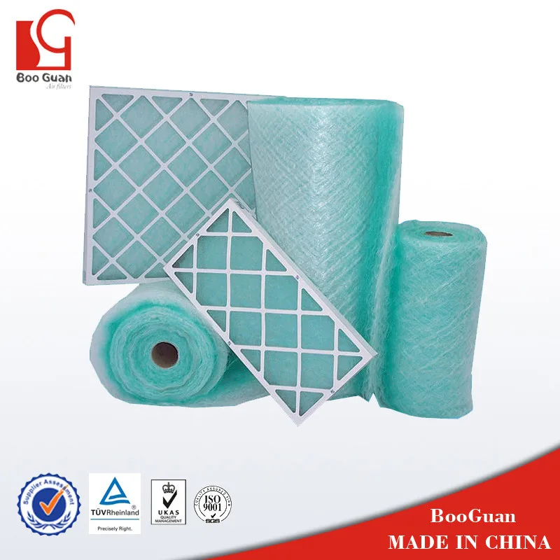 Alibaba china newest washable fiberglass air roll filter media