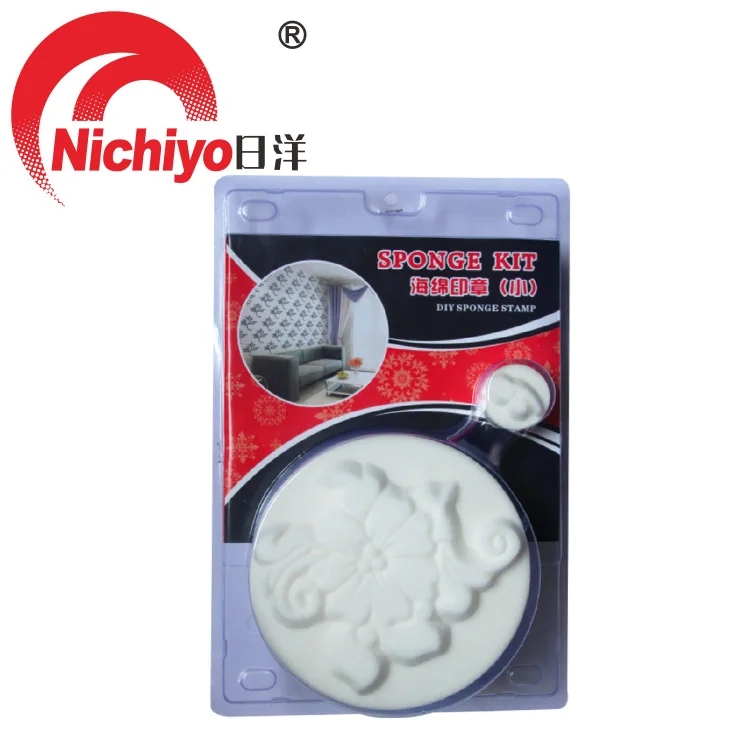 Wall Decorative Pattern Paint Tool Sponge Stamp Kit