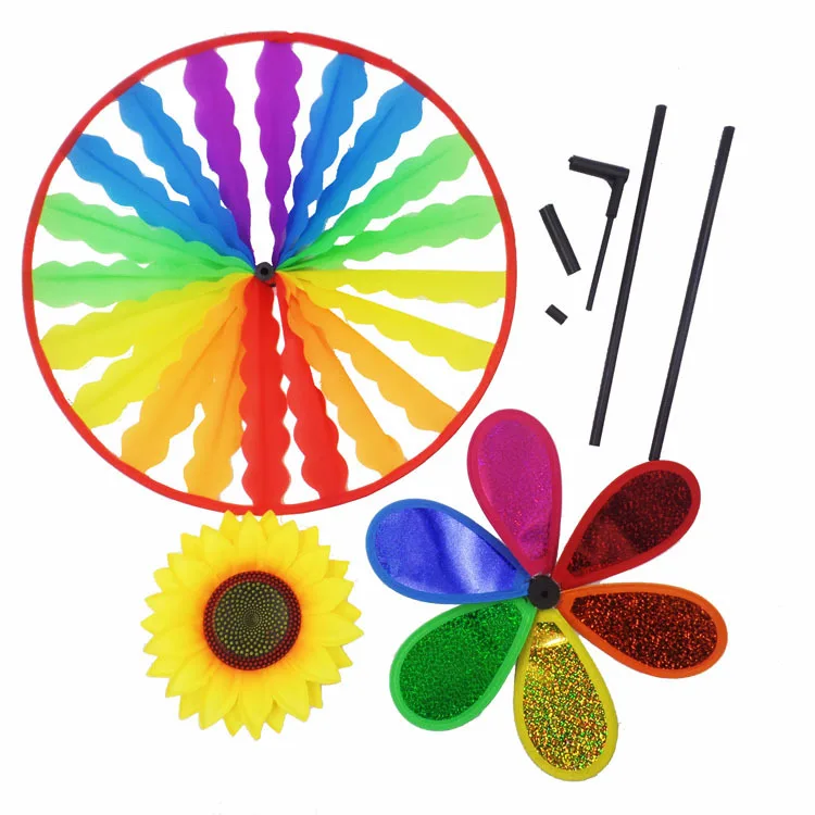 
Ningbo HUALONG bicycle accessories lovely handlebar kids bicycle windmills 