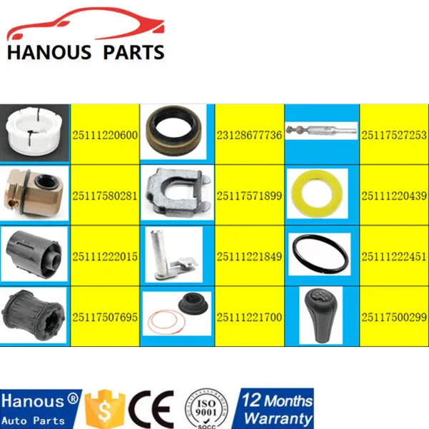 Hanous Shift Knob Repair Kit 25111222015 25117507695 25117580281 23128677736 25117527253 25117500299 25111221700  25111220600