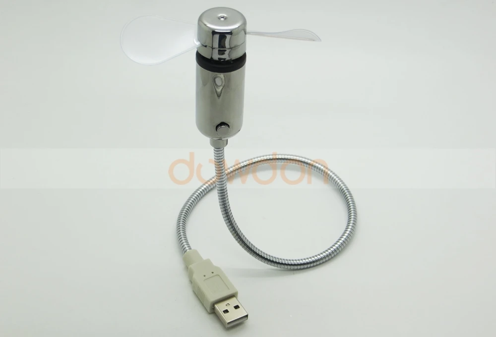 Мини-вентилятор Охлаждающий пластиковый с USB-портом для компьютера и внешнего аккумулятора