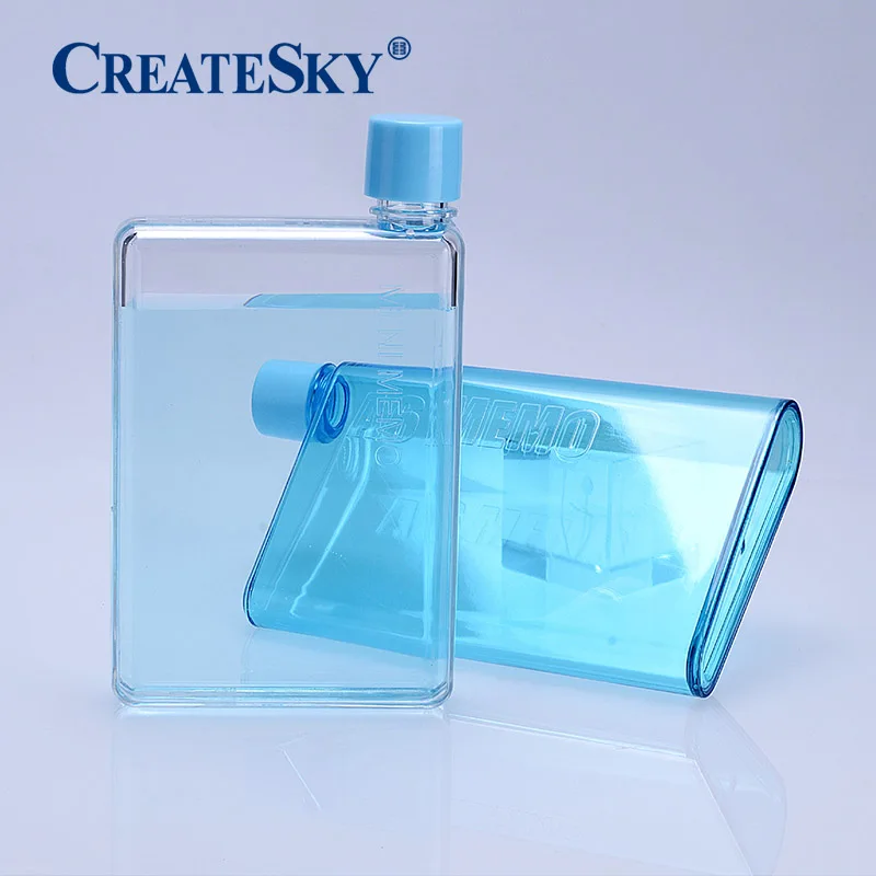 15 oz Newest Style Wholesale BPA Free Unique Plastic Customized Logo Graphic Hip Flask Wine Bottle Portable