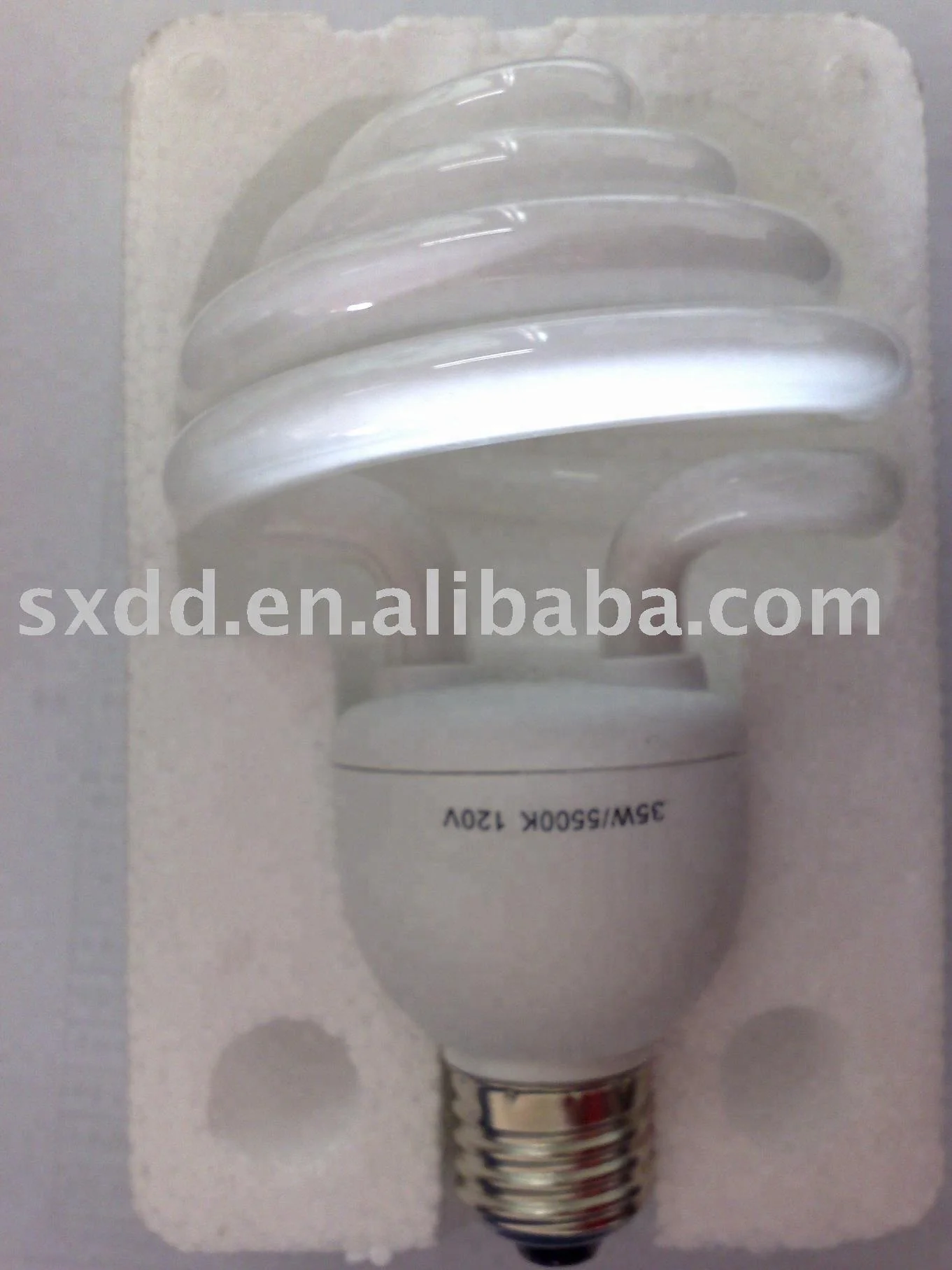 Suppliers with Factory Lowest Price of Energy Saving Lamp 35W 45W E27 5500K Photographic Light Glass China OEM 60 80 CE ROHS CFL