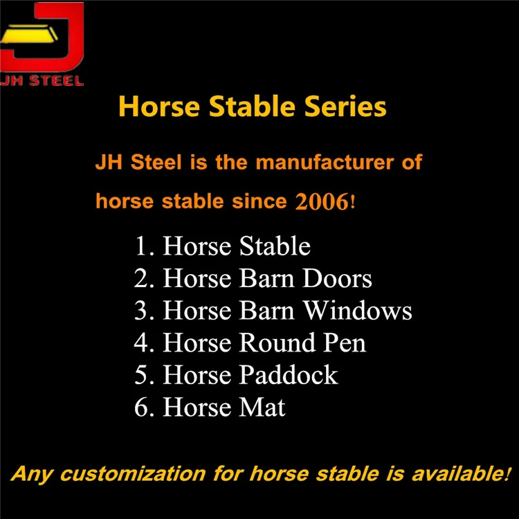 Construction High Resistant Prefab Steel Horse Stable for Sale in Ontario